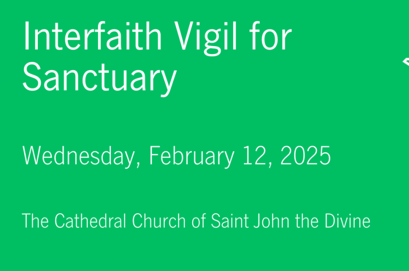 Call to Courage: Interfaith Vigil for Sanctuary