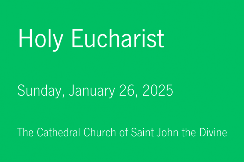 The Third Sunday after the Epiphany