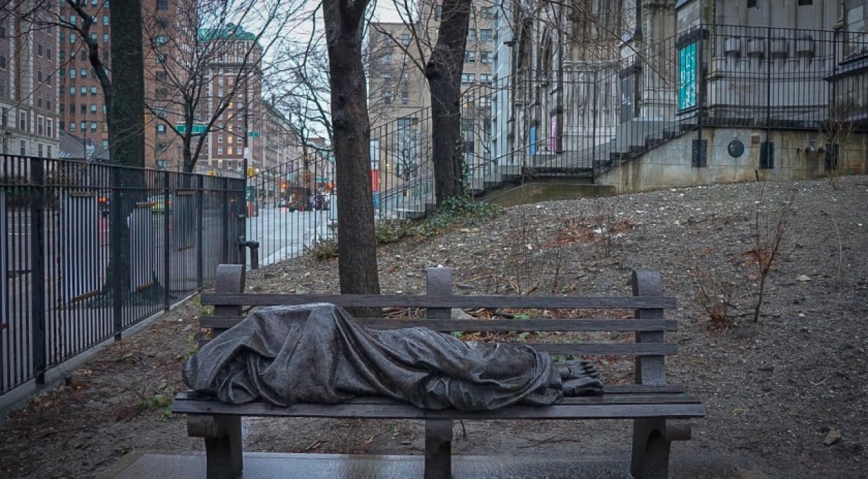 Close Looking Salon: Homeless Jesus Sculpture at St. John the Divine